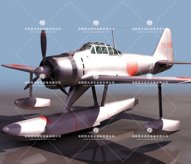 蒙山3D模型飞机_