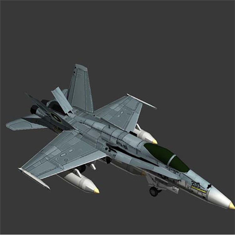 蒙山3D舰载战斗机模型